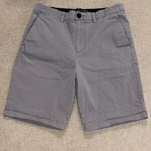 Calvin Klein Men's Charcoal Flat Front Shorts